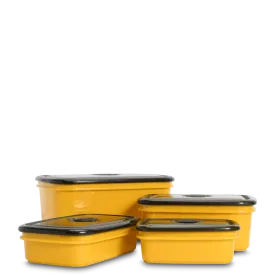 Rugged Xtreme RX11L160 Yellow/Black 4 piece crib box set