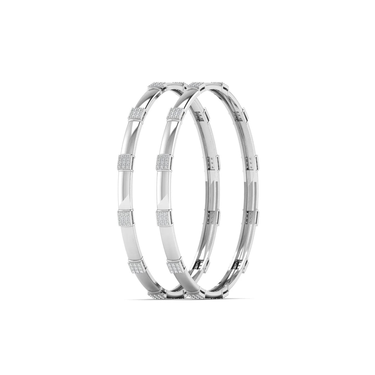 Sleek Design Silver Bangle