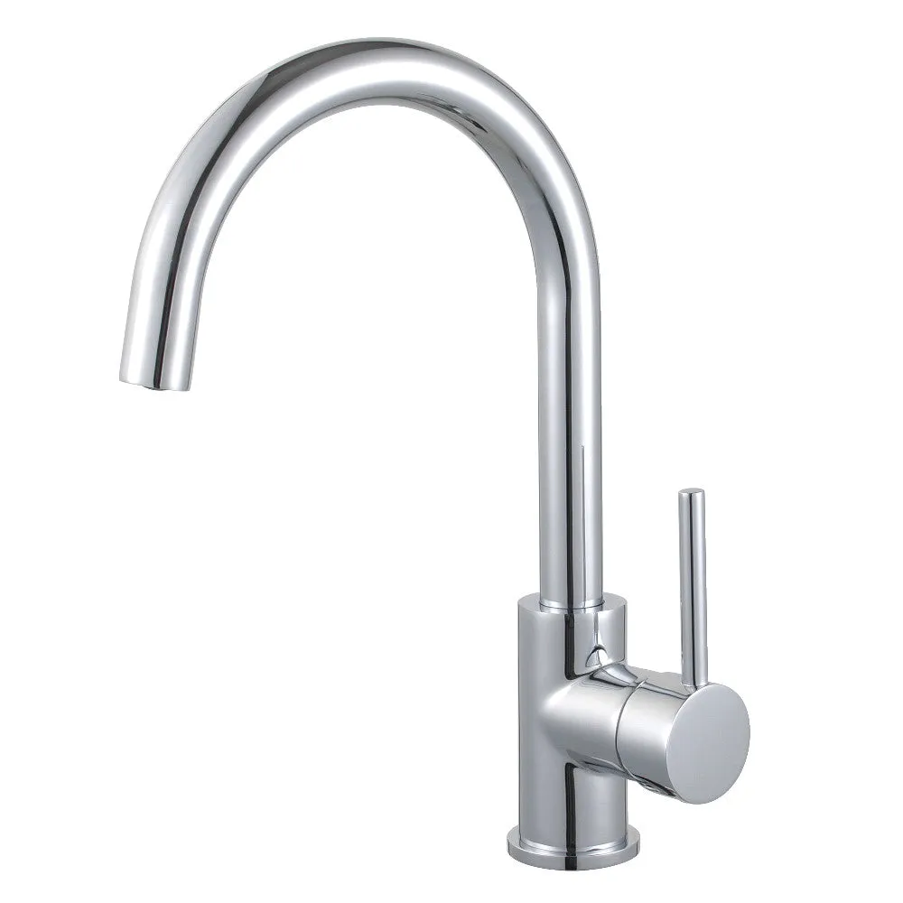 Sleek Design Single-Handle 1-Hole Deck Mount Vessel Faucet