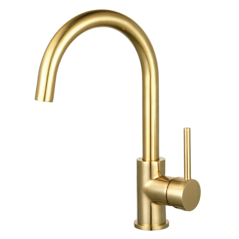 Sleek Design Single-Handle 1-Hole Deck Mount Vessel Faucet