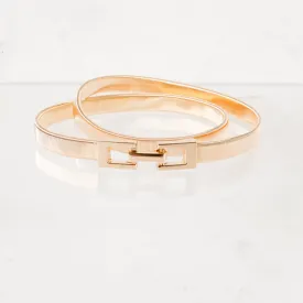 Slinky Metal Event Waist Belt