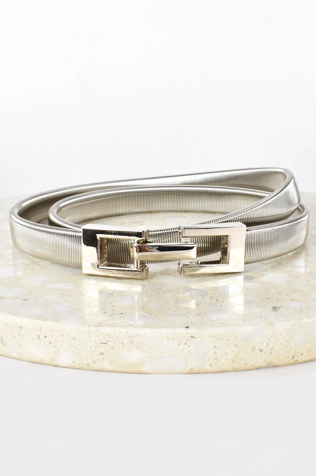 Slinky Metal Event Waist Belt