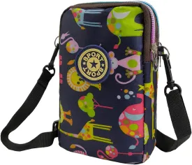Small Cute Crossbody Shoulder Bags - Mini Wallet Purse Tote for Phone Money Keys Cosmetic Cards Women Girls Walking Travel