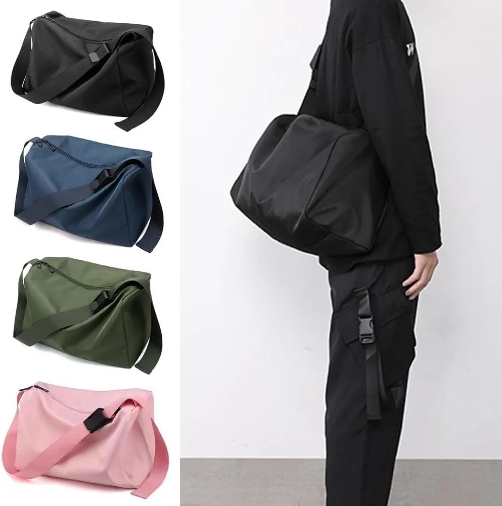 Small Sports Gym Bag - Waterproof Workout Duffle for Men & Women, Lightweight for Travel & Yoga with Wet Pocket & Shoes Compartment