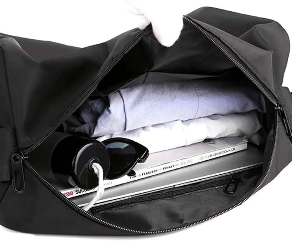 Small Sports Gym Bag - Waterproof Workout Duffle for Men & Women, Lightweight for Travel & Yoga with Wet Pocket & Shoes Compartment