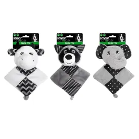 Smart Choice Animal Plush Dog Toy With Crinkle & Squeaker