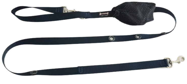 Smoochy Poochy Hands Free Leash - Navy