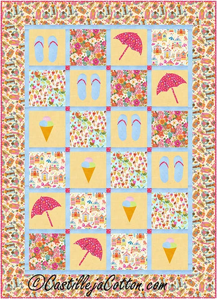 Summertime Fun Quilt CJC-57021e - Downloadable Pattern