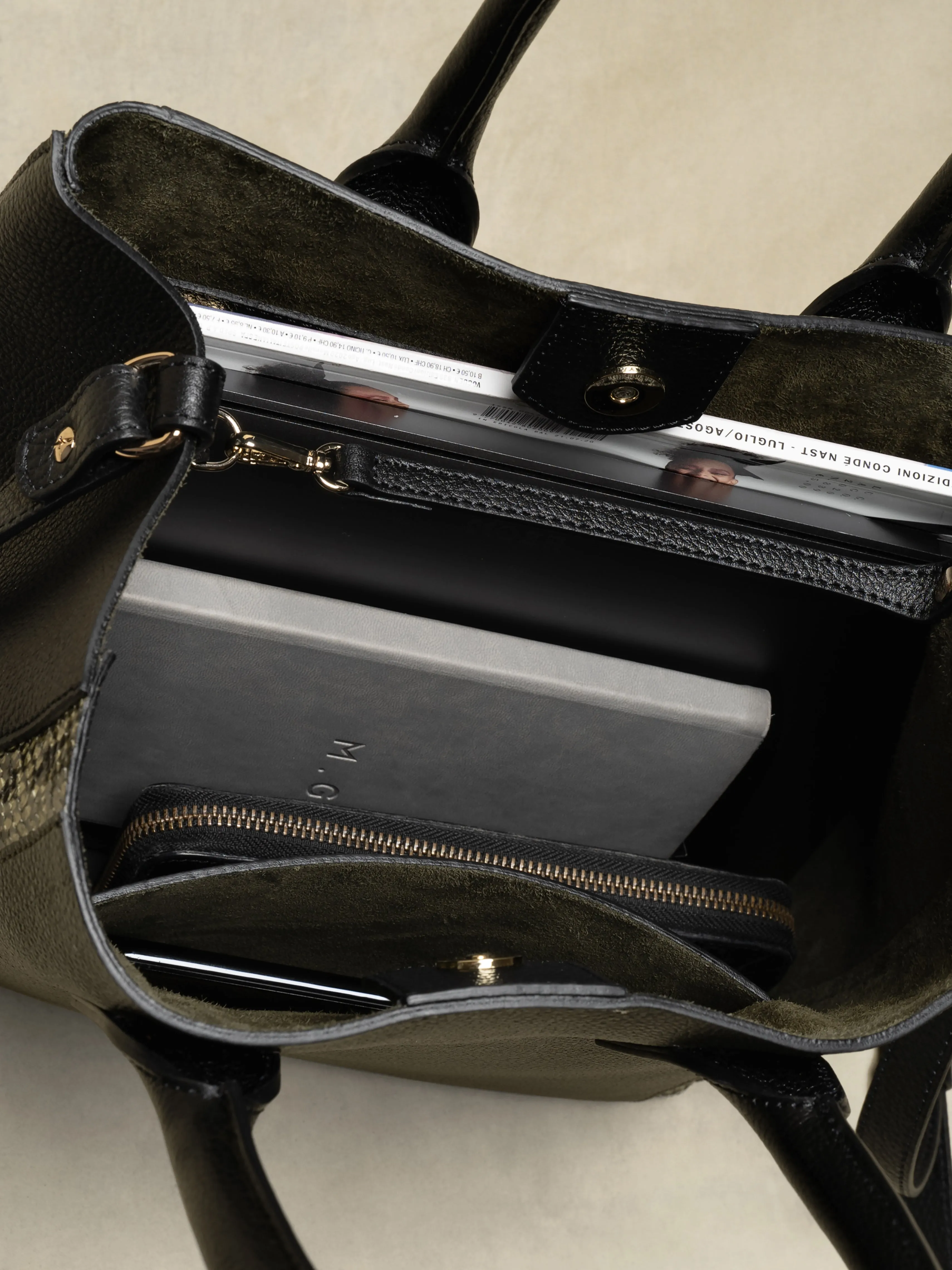 The Elena Medio Tote