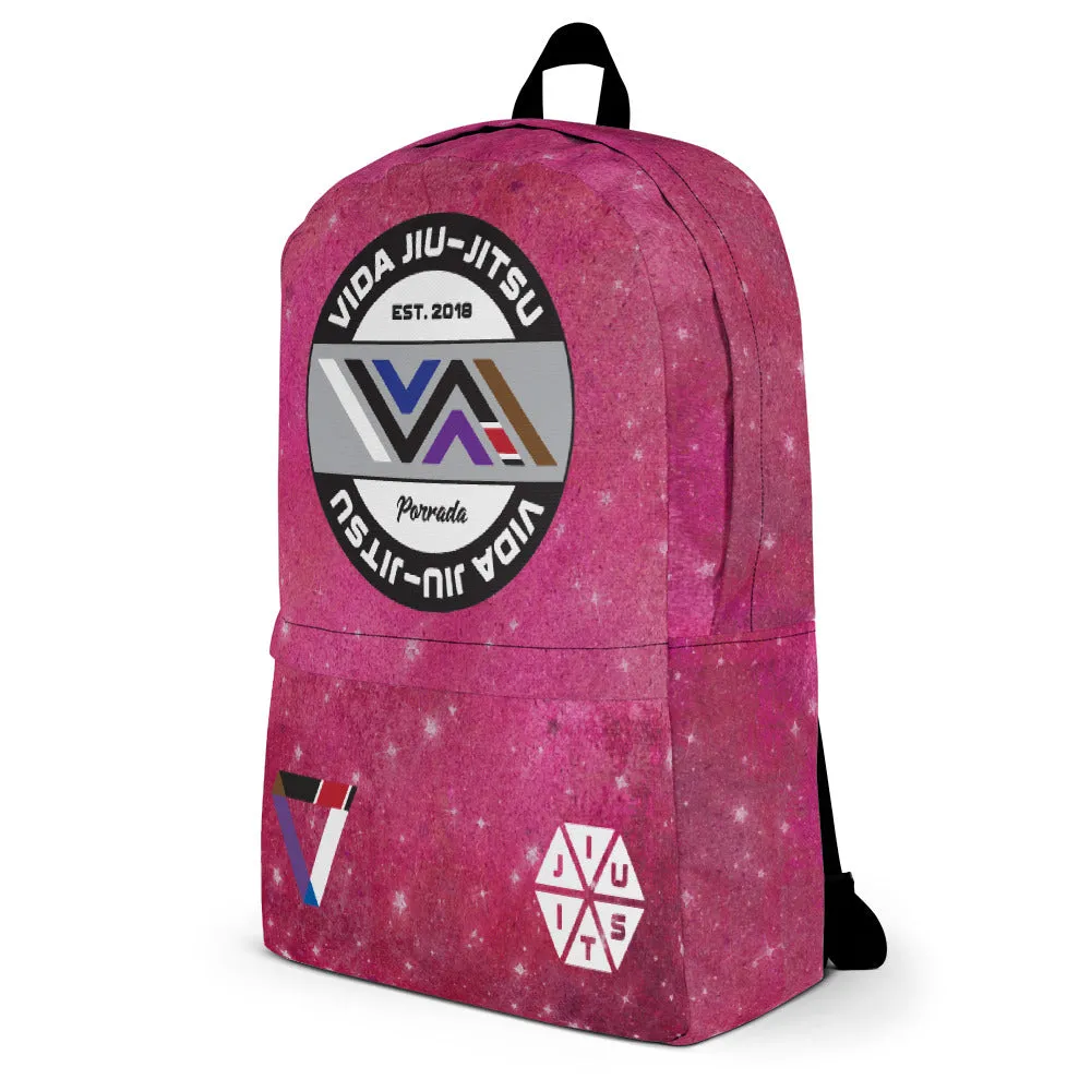 Vida Jiu-Jitsu Pink Space Backpack