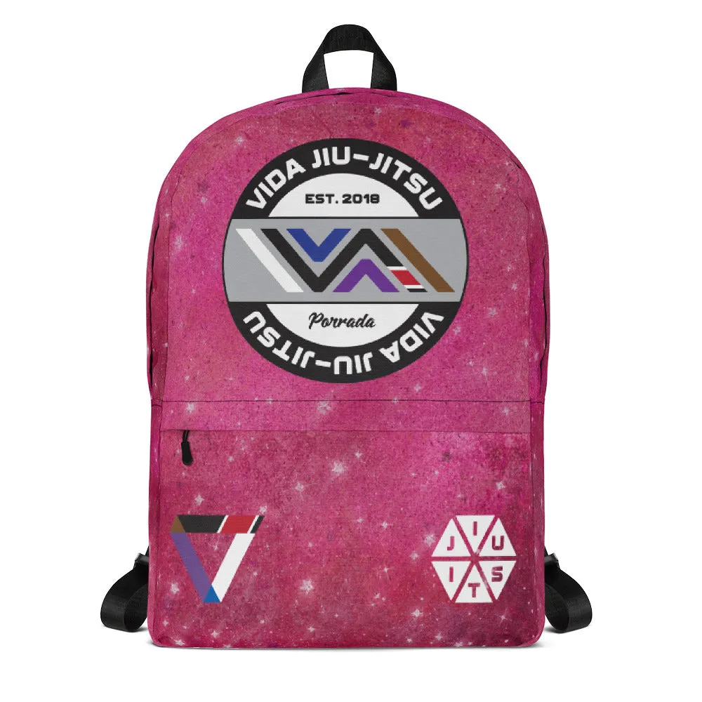 Vida Jiu-Jitsu Pink Space Backpack