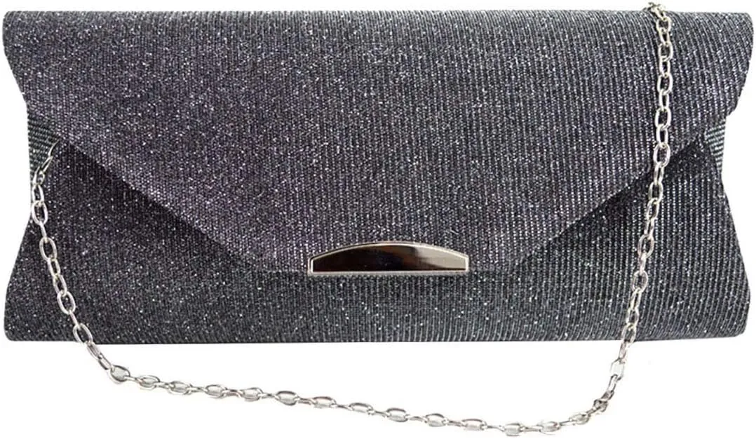 ZLMBAGUS Evening Clutch Purse Bag Party Prom Wedding Envelope Crossbody Handbags
